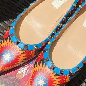 Valentino Rockstud Ballet Flats NEW Sold Out